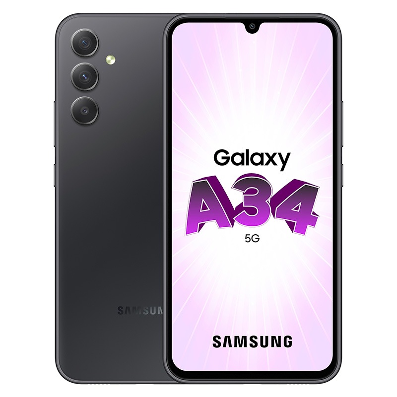 Smartphone Samsung A34 5g 128go Noir - Bon état sur Electro Depot